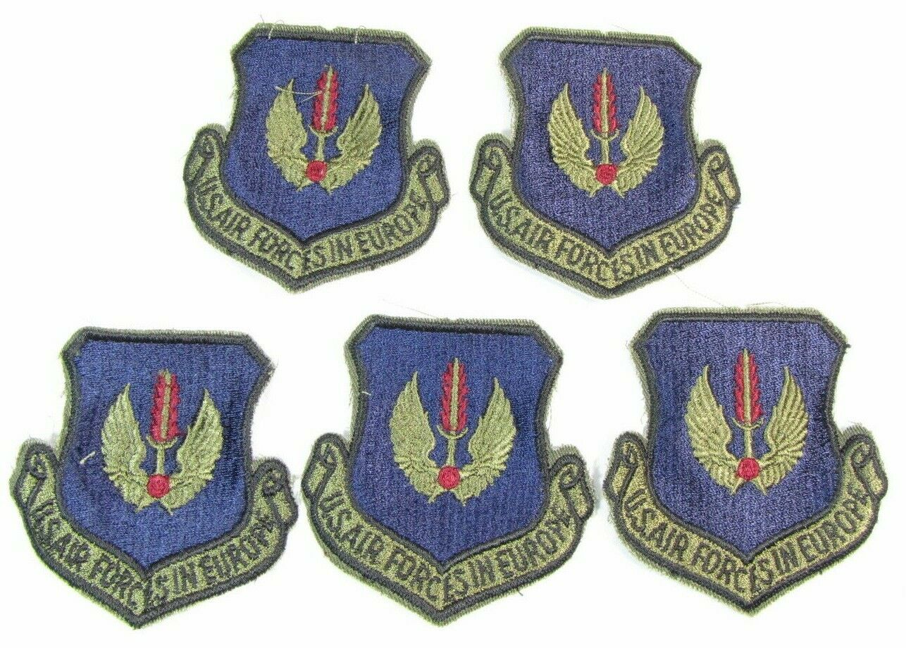 Lot of 5 New Military US Air Force Europe USAFE Uniform Patches dtd 88 ...