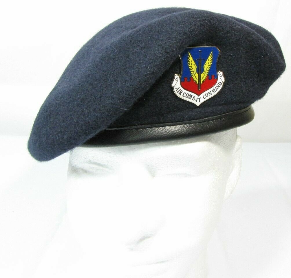 New DSCP USAF Air Force Security Police SP Beret & Crest TAC SAC MAC ...