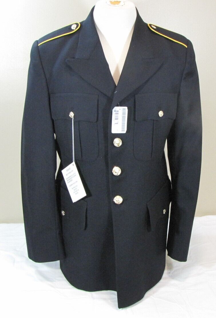 New Military Army DSCP Enlisted Dress Blue Service Uniform Jacket ASU ...