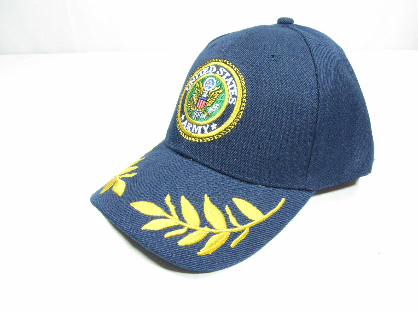 New Military US Army Dark Blue Leaf Baseball Ball Cap Adjustable - GI ...