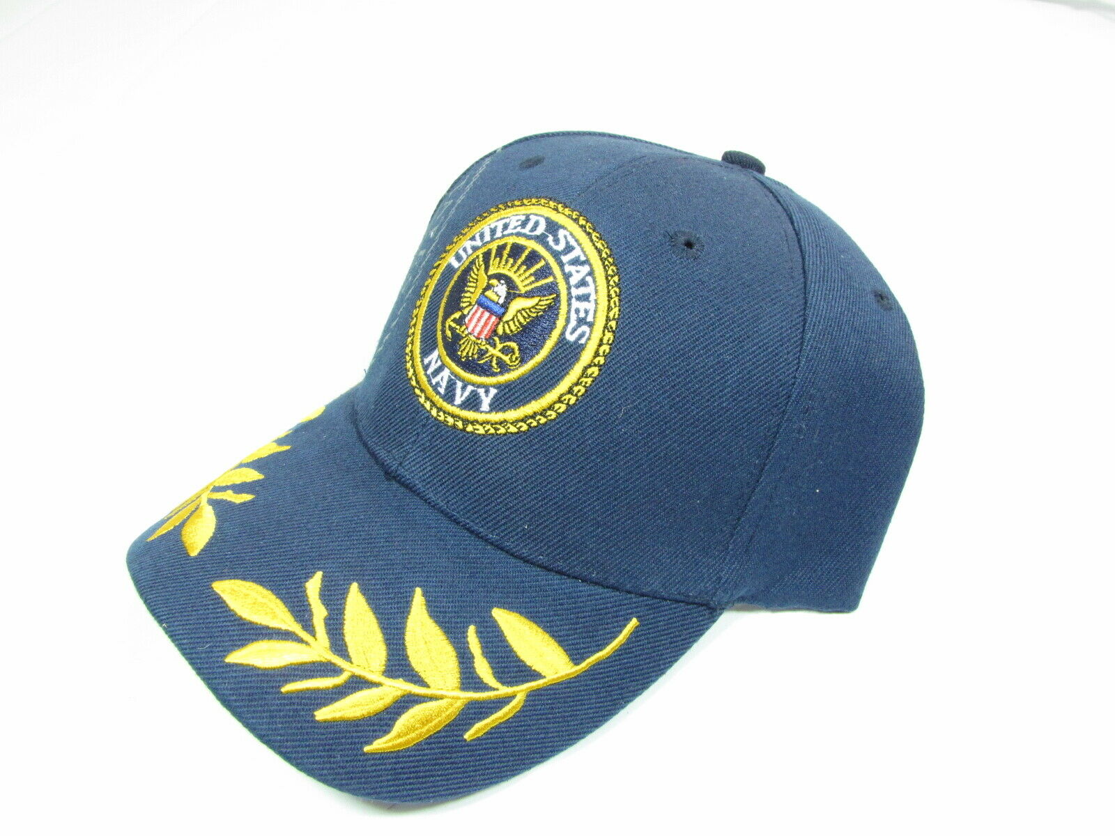 New Military USN US Navy Dark Blue Leaf Baseball Ball Cap Adjustable ...