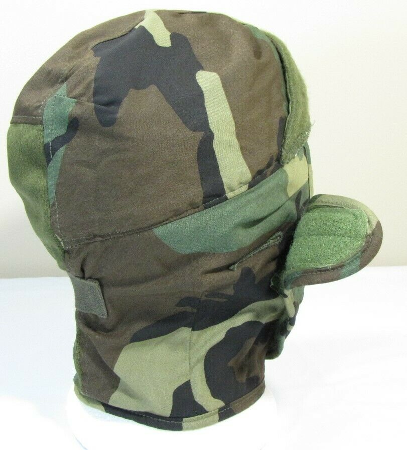 New NOS Cold Weather Insulating Helmet Liner Cap Woodland Military Sz 6 ...