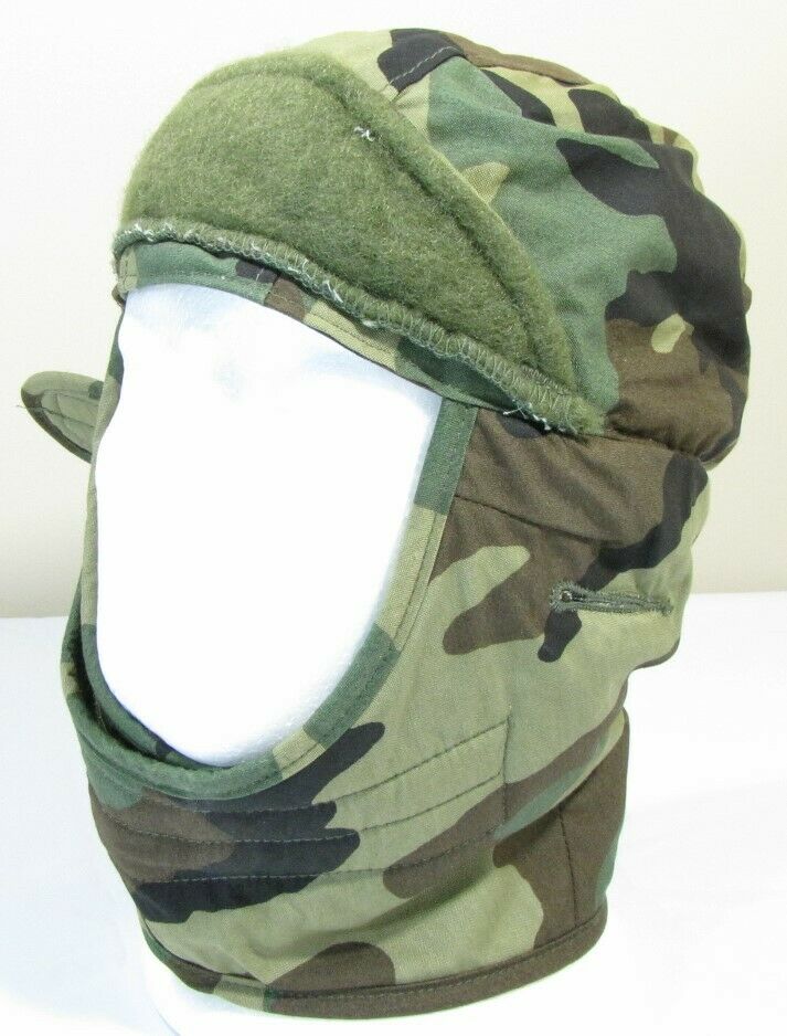 New NOS Cold Weather Insulating Helmet Liner Cap Woodland Military Sz 6 ...