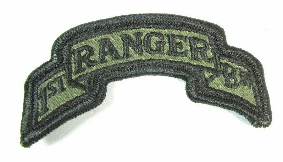 NOS New Military US Army 1st Ranger Battalion Bn Subdued Scroll Tab ...