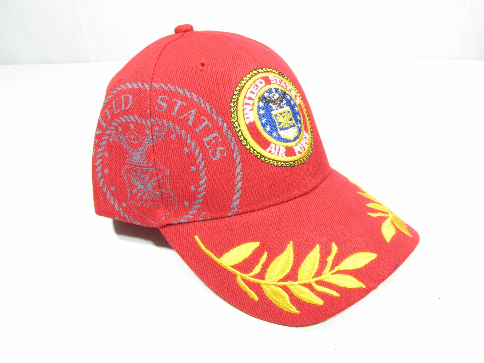 New Military US Air Force USAF Red Leaf Baseball Ball Cap Adjustable ...